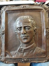 Viso A Sbalzo Su Rame Firma