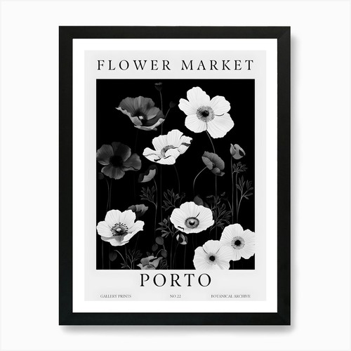 Mercato dei fiori porto - porto, stampa