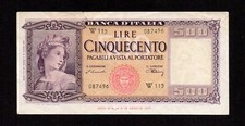 CINQUECENTO 500 LIRE ITALIA
