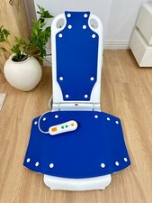 Sollevatore elettrico per sedie, sollevatore a pavimento, altezza regolabile, blu, 300 libbre