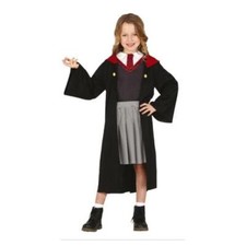 COSTUME HERMIONE CARNEVALE MAGO MAGA VESTITO  SCUOLA DI MAGIA HARRY POTTER ABITO