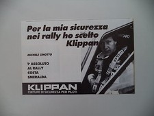 advertising Pubblicità 1982 KLIPPAN e MICHELE CINOTTO