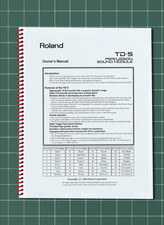 Roland TD-5 — Manuale del