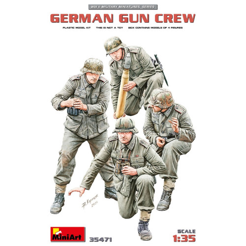 German gun crew kit - gun,