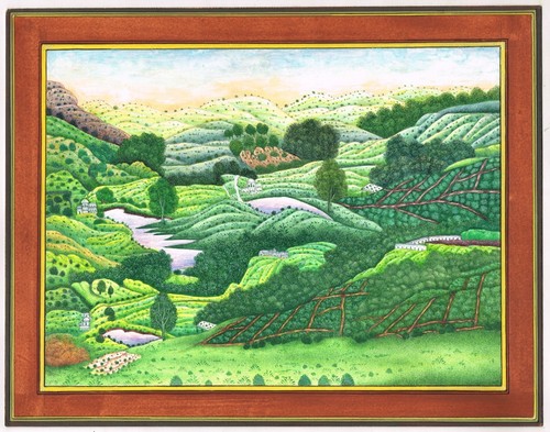 Natura art pittura vista - natura, di