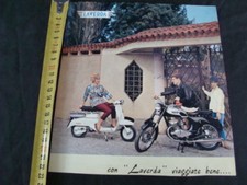 PUBBLICITA' MOTO LAVERDA 200 BICILINDRICO E SCOOTER 1 PAGINA VINTAGE OLD BIKE