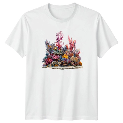 Shirt uomo ocean - coral, reef