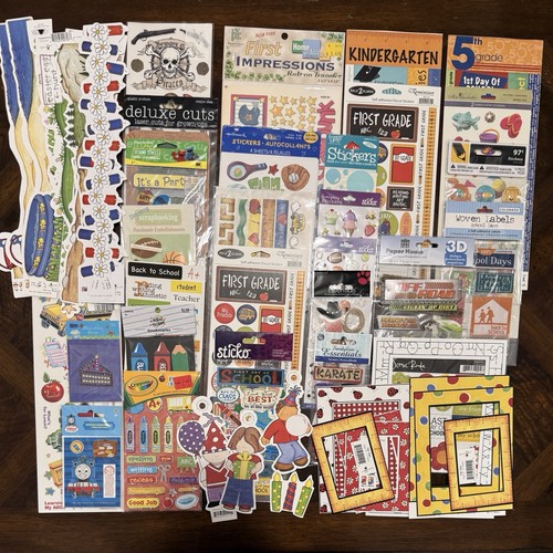 Lotto adesivi scrapbooking - lotto,
