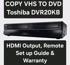 Toshiba DVR20KB copia VHS a