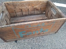 Aranciata Fanta Vintage  Cassetta  Legno