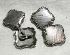 ANTICHI GEMELLI VINTAGE MADE IN ITALY IN ARGENTO 800 INCISO 3,8gr