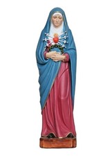 STATUA MADONNA ADDOLORATA CM 30 IN RESINA DECORATA A MANO PRODUZIONE ITALIANA