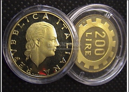 Repubblica italiana lire - lire, 200