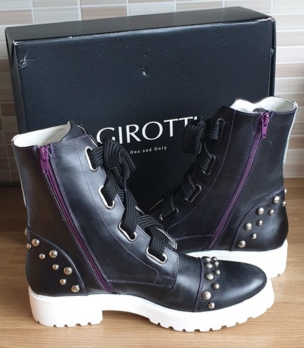 Stivali girotti pelle nera - girotti, in