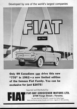 1962 Fiat 770 Convertible