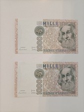 Banconote italiane lire 1000 - banconote,
