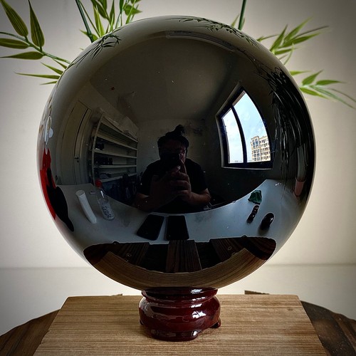 Sfera pietra ossidiana