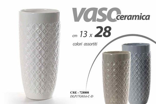 Vaso ceramica fiori - ceramica,