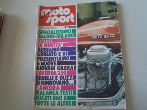 Motosport 1973 impressioni - motosport,