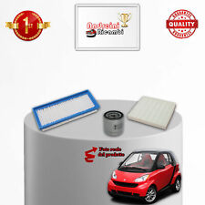 KIT TAGLIANDO 3 FILTRI SMART FORTWO II 1.0 52KW 71CV DAL 2007 ->