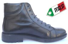 STIVALI UOMO ANFIBI PELLE SCARPONCINI  stivaletti  43 42 41 40 nero   vvv