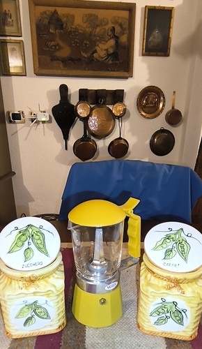 Set caffettiera vintage - set,