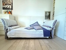 letto singolo con spalliere laterali, letto estraibile, materassi 