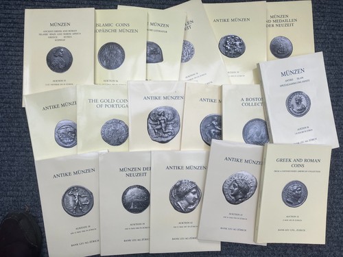 Coin auction catalogues leu - coin,