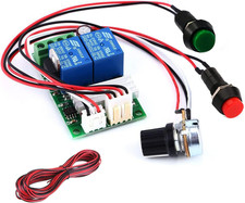 DC 6V 9V 12V 24V 3A Regolatore Di Velocità Del Motore PWM Interruttore Pulsante 