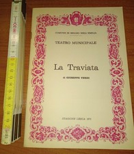 Giuseppe Verdi, La Traviata. Teatro Municipale Reggio E., 1971