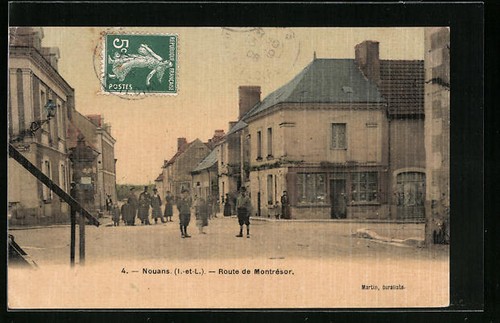 Cpa nouans route - cpa, nouans,