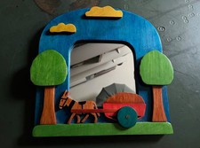 Specchio fatto a mano per