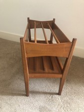 porta riviste in teak scandinavo danese retrò anni 60