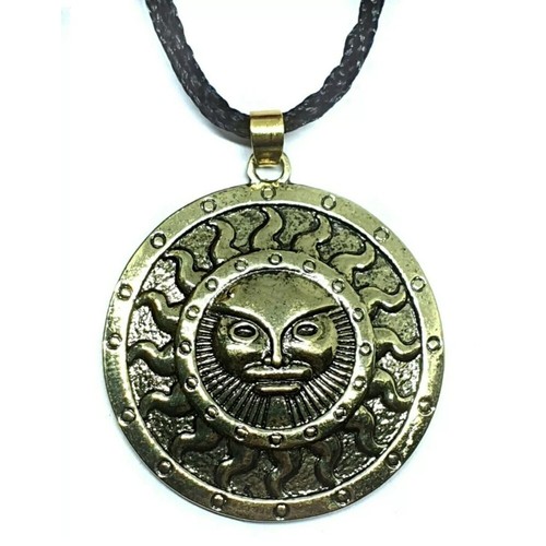 Collana ciondolo sole dio - collana,