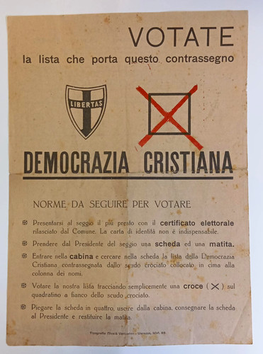 Volantino politico votate - volantino, "
