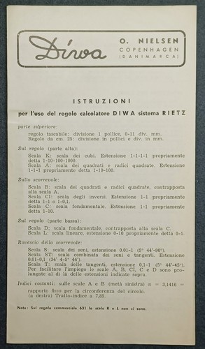 Diwa regoli calcolatori - diwa,
