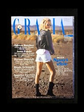 Grazia Italia Magazine 15 marzo 2010 Anna Falchi Ashton Kutcher