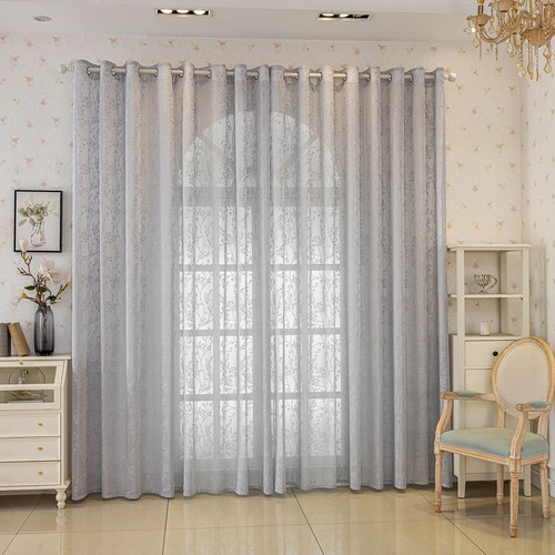Tende trasparenti jacquard
