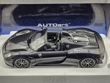 Porsche 918 Spyder Nero 1:18 AutoArt In Box