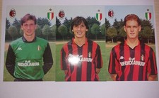Lotto 3 cartoline A.C. Milan