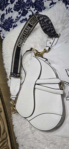 Dior white saddle - saddle, shoulder