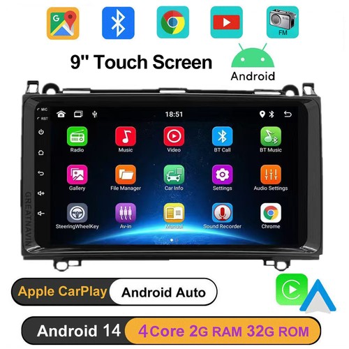 Carplay per mercedes benz - 9", mercedes-benz