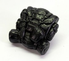 FOOD FIGHTERS BLACK BACKPACK ZAINO NERO MATTEL 1989 ACTION FIGURE USED FR1 86403