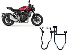 coppia 2 cavalletti moto alza ruota gomma alzamoto per Honda CB 1000 R 2023 2024