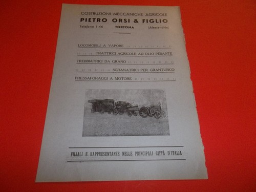 Pubblicita 1938 pietro orsi - pietro,