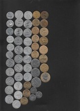 53 LIRE COINS ALL DIFFERENT