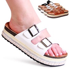 Sandali Mules Plateau Da Donna