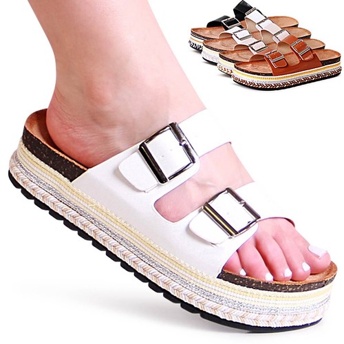 Sandali mules plateau - da, donna