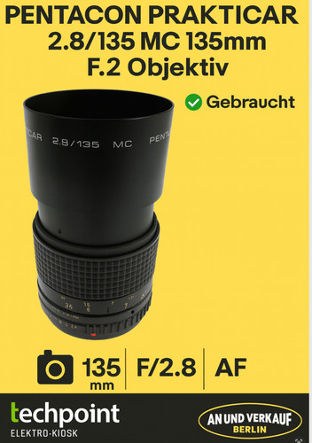 Pentacon prakticar 135 mc - pentacon, 2.8/135