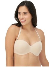 Reggiseno donna Maidenform senza spalline sollevamento ferretto Parigi nudo taglia 36DD nuovo